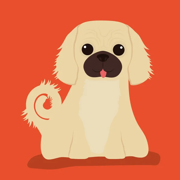 Diseño del perro, ilustración del vector . — Vector de stock