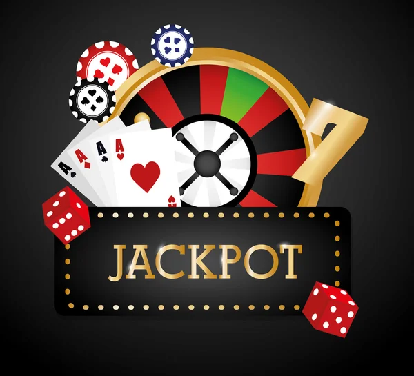 Design de casino . — Vetor de Stock