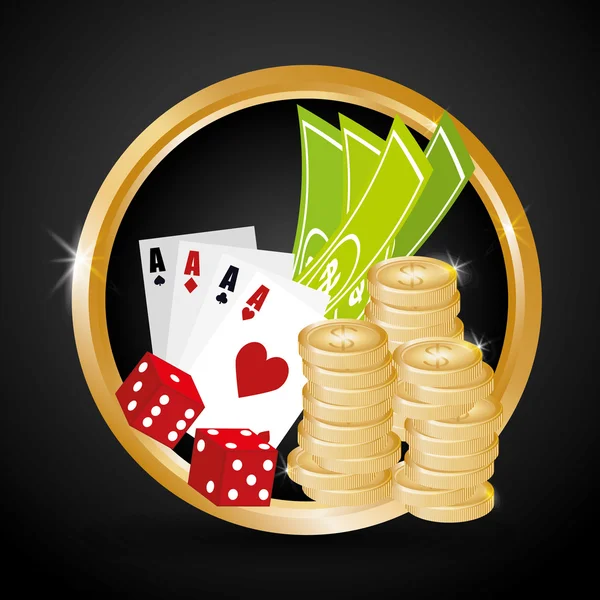 Casino-Design. — Stockvektor
