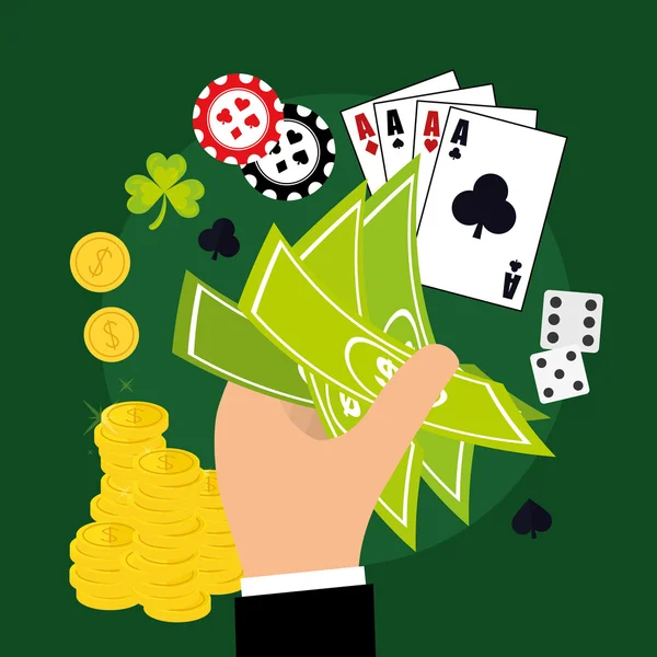 Casino van ontwerp. — Stockvector