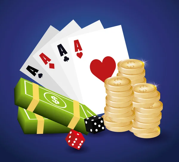 Design de casino . —  Vetores de Stock