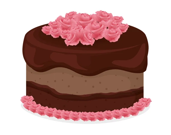 Conception de gâteau . — Image vectorielle