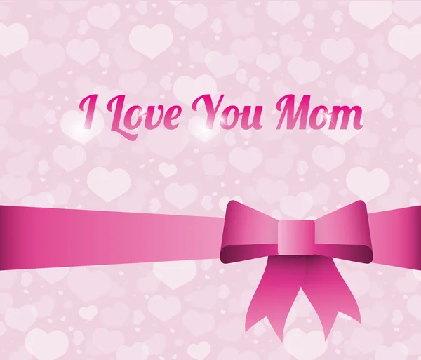 Conception de carte Happy Mothers Day . — Image vectorielle