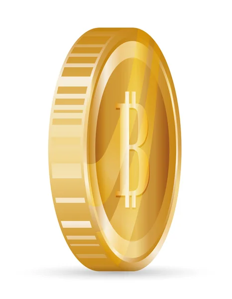 Bitcoin design. — Stock vektor