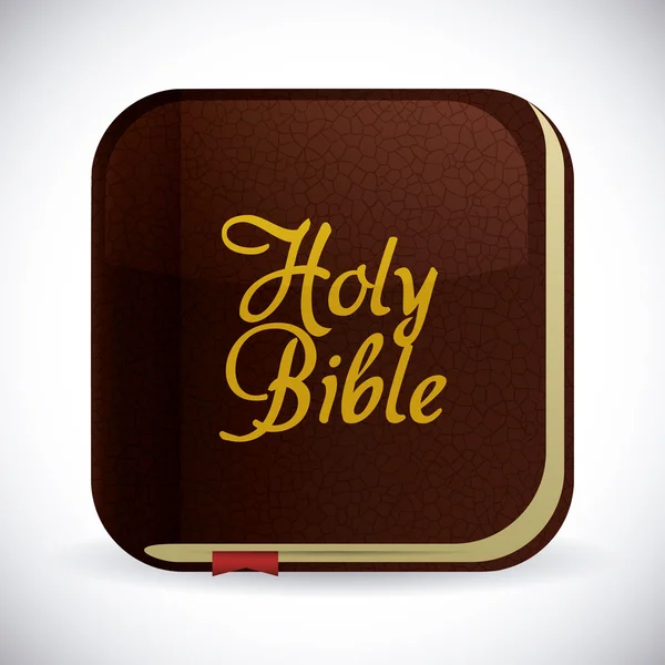 Gestaltung der Heiligen Bibel. — Stockvektor