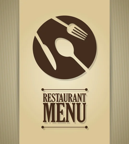 Diseño del restaurante . — Vector de stock