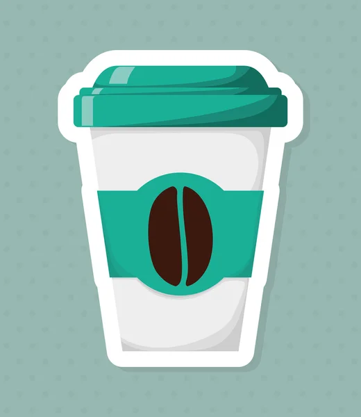 Diseño de café . — Vector de stock