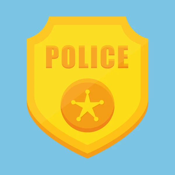 Diseño policial . — Vector de stock