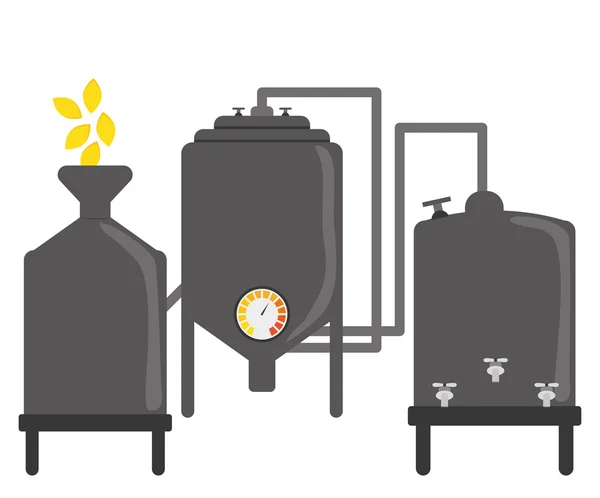 Conception de bière . — Image vectorielle