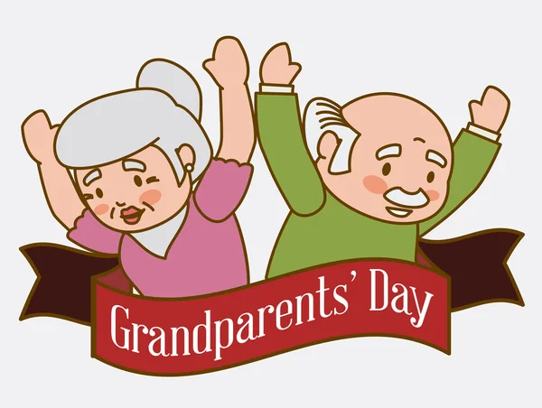 Grandparents design. — Stock Vector