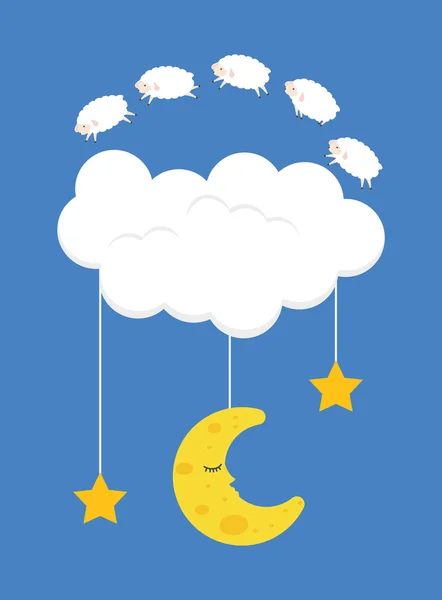 Sleep design. — Stock Vector