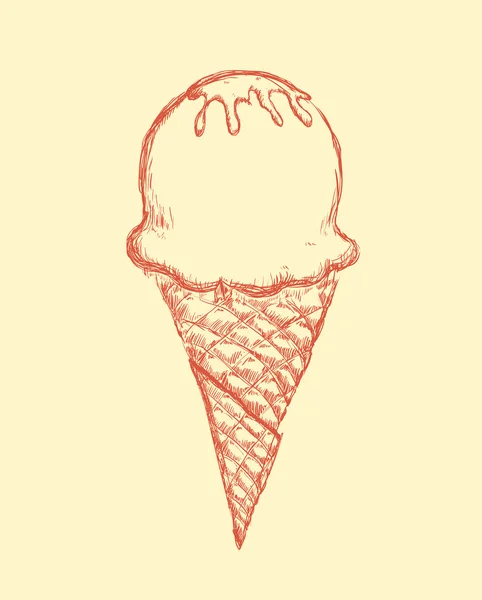 Disegno gelato — Foto Stock