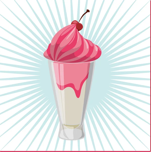 Diseño de helado — Vector de stock