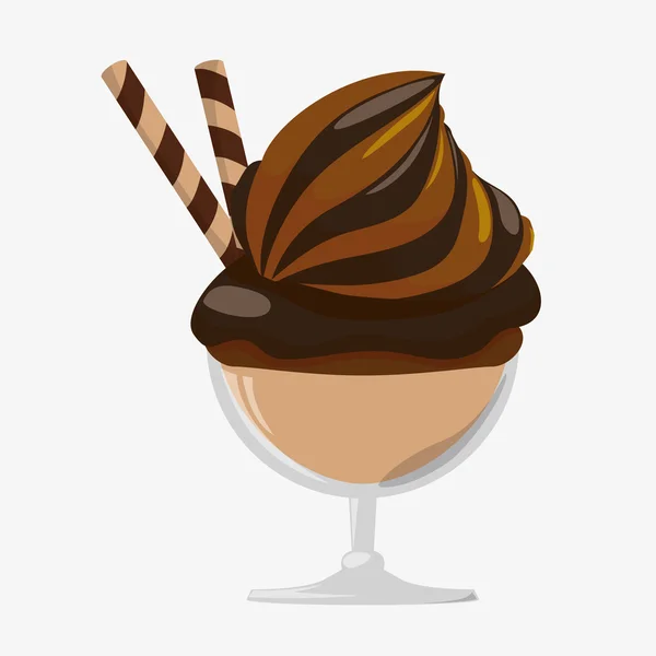 Diseño de helado — Archivo Imágenes Vectoriales