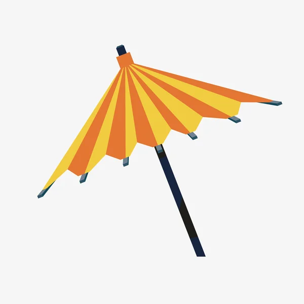 Diseño de paraguas — Vector de stock