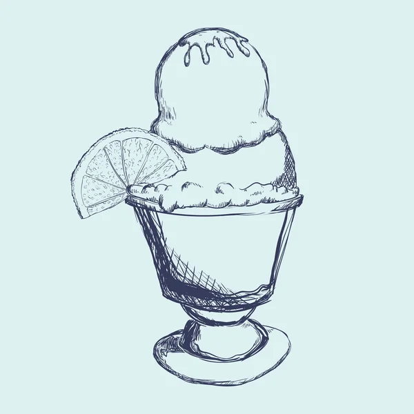 Diseño de helado — Vector de stock