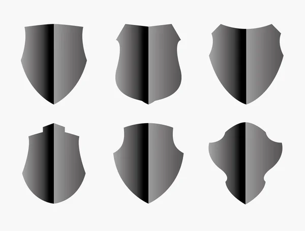 Diseño de forma de escudo — Vector de stock