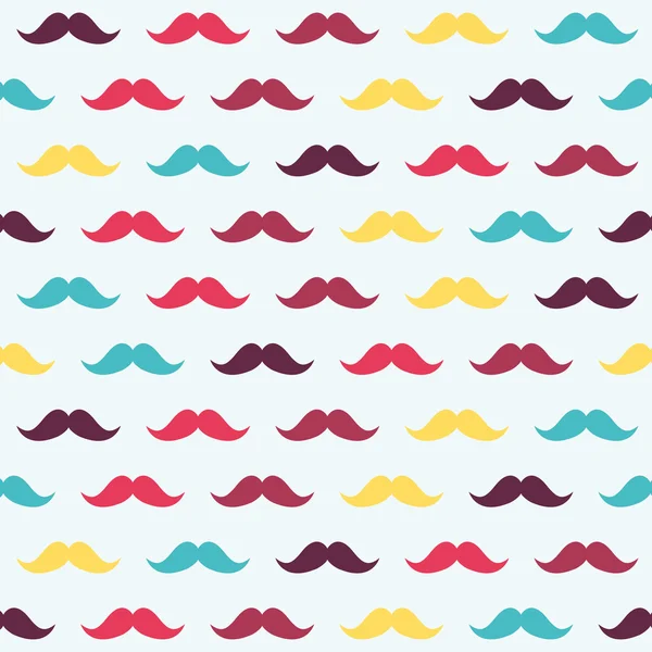 Mustache background — Stock Vector