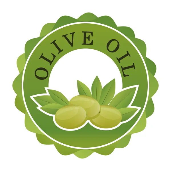 Progettazione olio d'oliva. — Vettoriale Stock