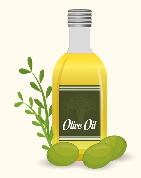 Diseño del aceite de oliva. — Vector de stock