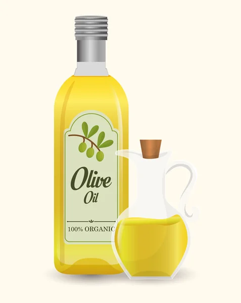 Diseño del aceite de oliva. — Vector de stock