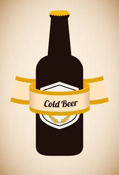 Design della birra . — Vettoriale Stock