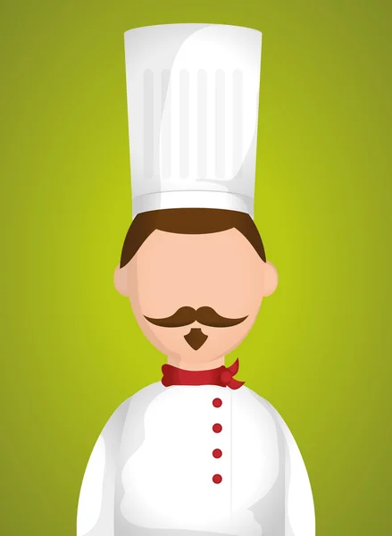 Diseño del chef . — Vector de stock