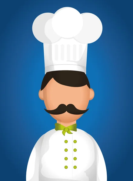 Diseño del chef . — Vector de stock