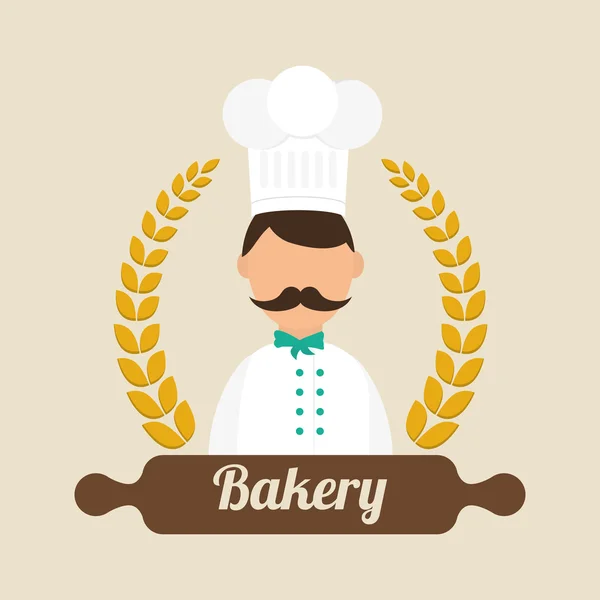 Diseño del chef . — Vector de stock