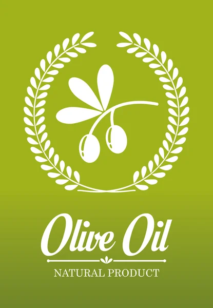 Progettazione olio d'oliva. — Vettoriale Stock