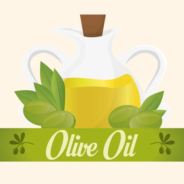 Дизайн оливкового масла. — стоковый вектор