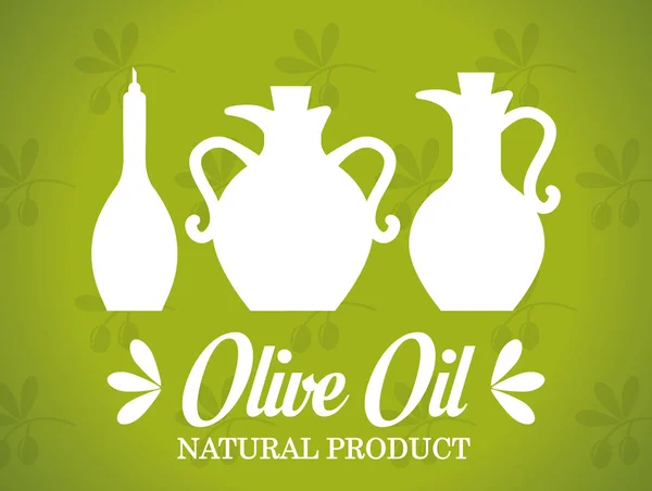 Progettazione olio d'oliva. — Vettoriale Stock