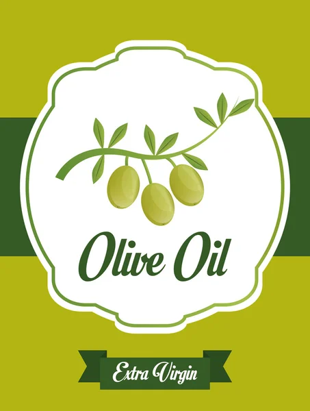 Ontwerp van olijfolie. — Stockvector