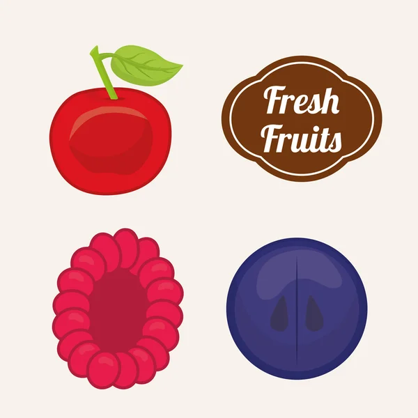 Fruchtdesign. — Stockvektor