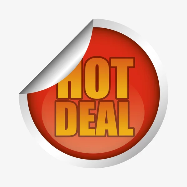 Diseño de venta caliente — Vector de stock