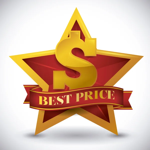 Best price design. — Stock Vector