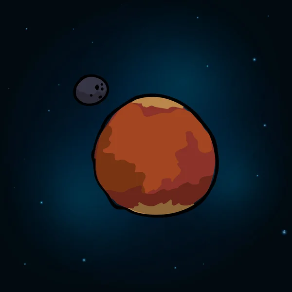 Icon дизайн планети — стоковий вектор