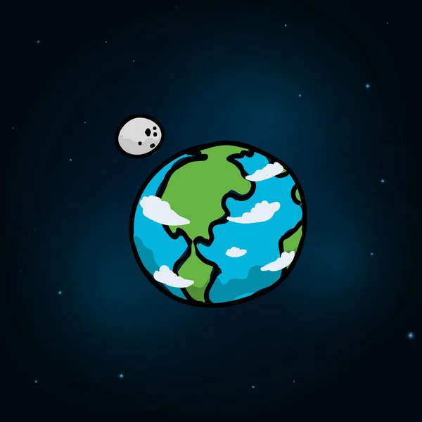 Planet ikon design — Stock vektor
