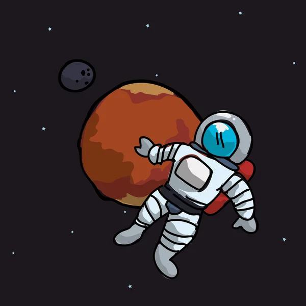 Astronaut design — Stockový vektor