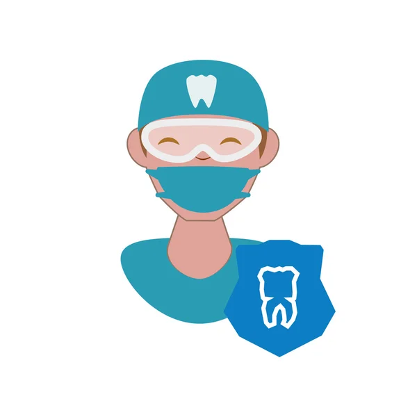 Conception de soins dentaires — Image vectorielle
