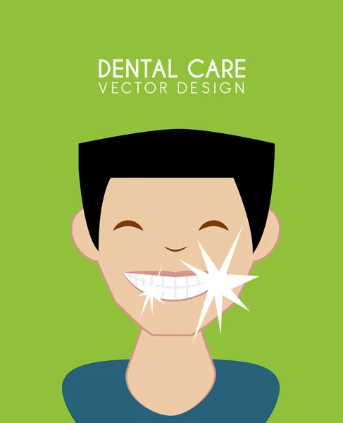 Diseño de cuidado dental — Vector de stock