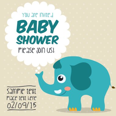 bebek hediye kartı tasarımı.