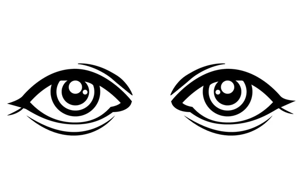 Diseño de ojos — Vector de stock