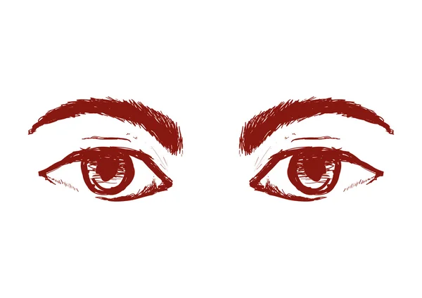 Diseño de ojos — Vector de stock