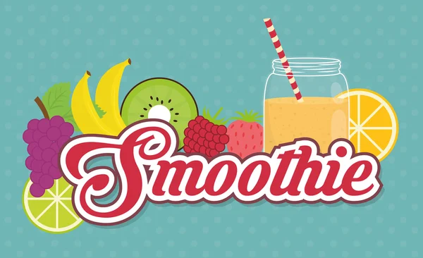 Smoothie σχεδιασμού. — Διανυσματικό Αρχείο