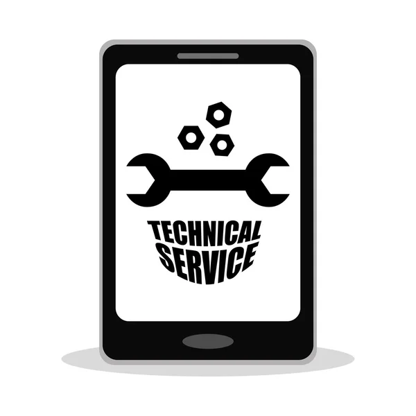 Technical service design. — Stock Vector