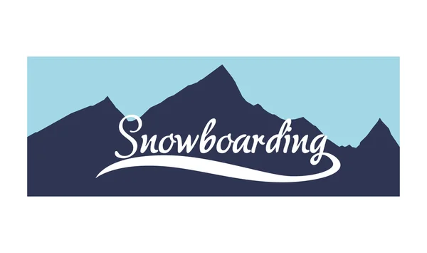 Diseño de snowboard — Archivo Imágenes Vectoriales