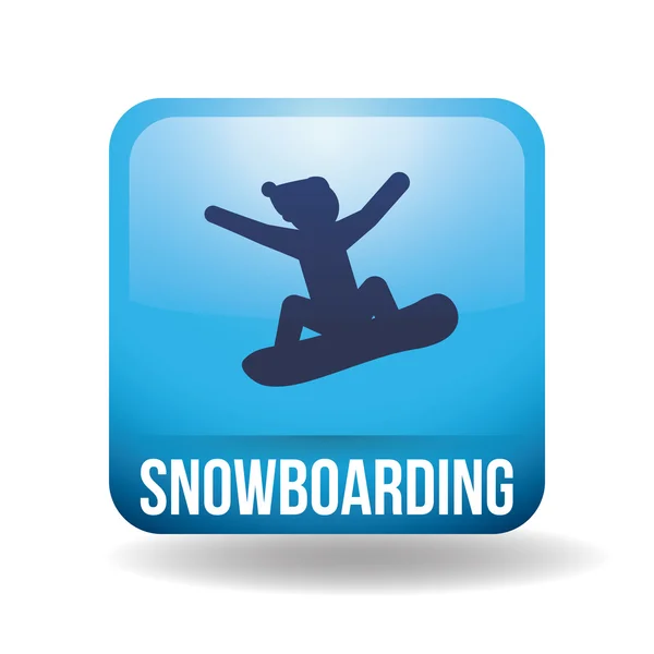 Snowboarding design — Stock Vector