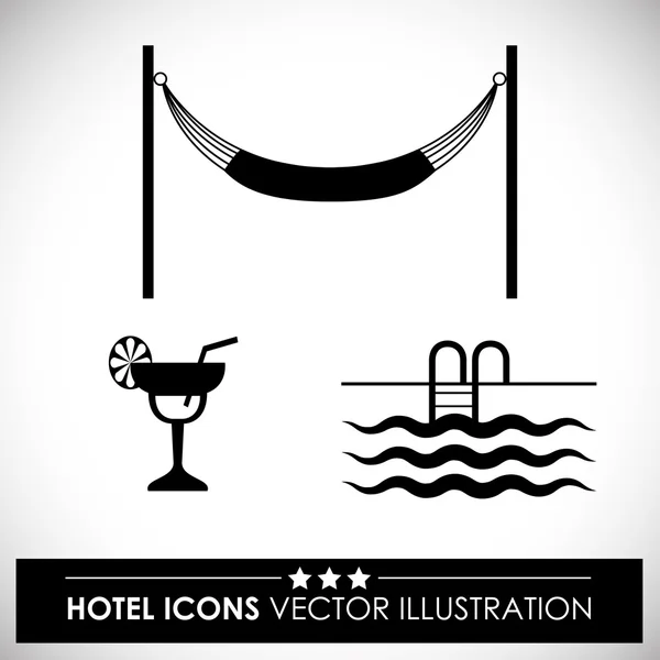 ホテルのデザイン — ストックベクタ