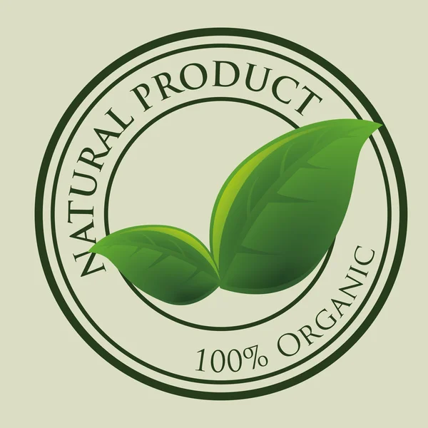 Natuurlijk productontwerp — Stockvector